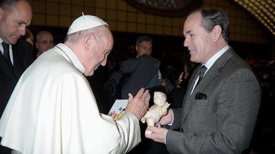 Papst Franziskus und Wolfram Kons
