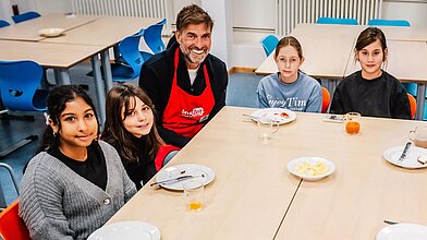 Gesundes Frühstück für Schulkinder