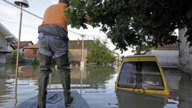Dramatische Überschwemmungen auf dem Balkan