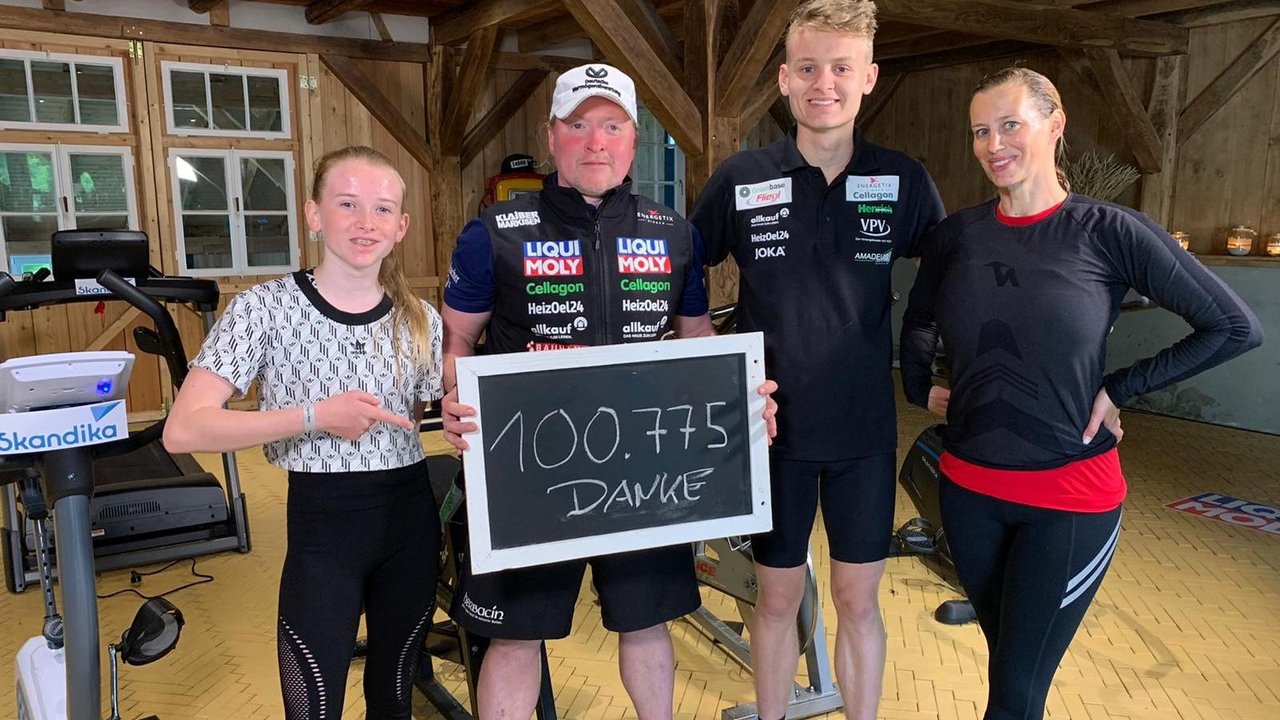 DANKE JOEY! 100.775 Euro bei der „24h Kelly Corona Challenge“!: Wir ...