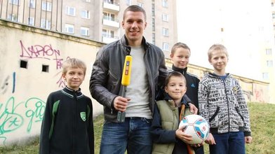 "RTL - Wir helfen Kindern"-Projektpate 2011 Lukas Podolski