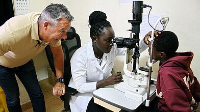 Ulrich Wetzel: Einsatz für neue Kinderaugenklinik in Kenia